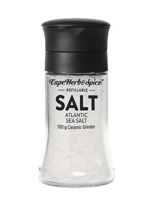 Cape Herb & Spice Sea Salt - Ceramic Grinder with Refill Pack