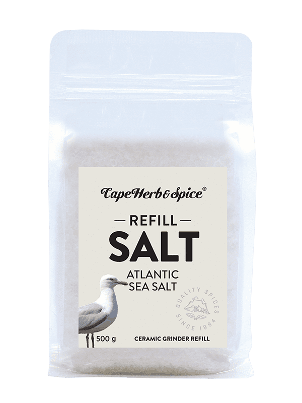 Cape Herb & Spice Sea Salt - Ceramic Grinder with Refill Pack