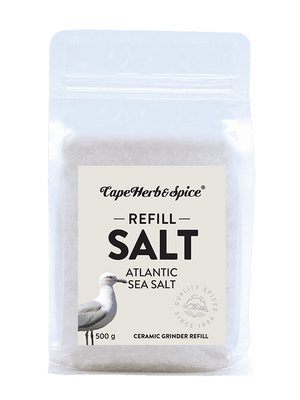 Cape Herb & Spice Sea Salt - Ceramic Grinder with Refill Pack