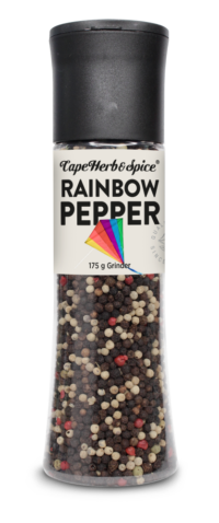 Cape Herb & Spice Rainbow Peppercorn - Ceramic Grinder with Refill Pack