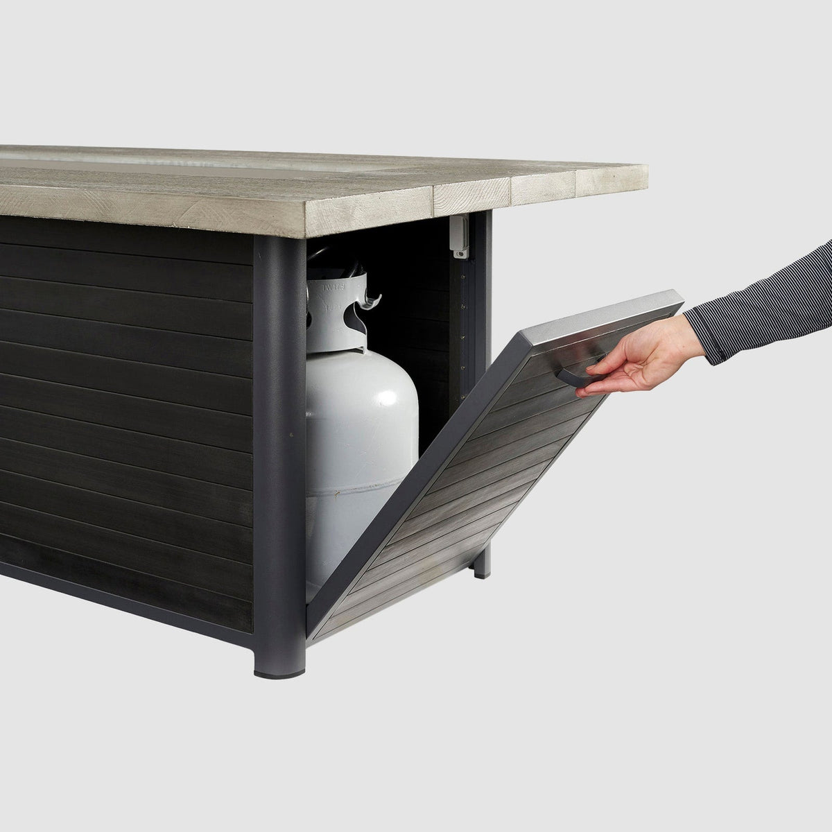 Cedar Ridge Linear Gas Fire Table
