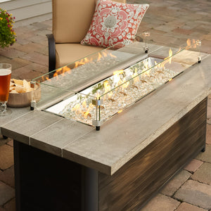 Cedar Ridge Linear Gas Fire Table