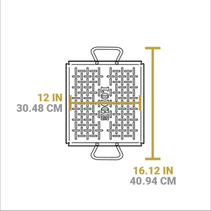 Lodge Carbon Steel 13x12 Grill Pan