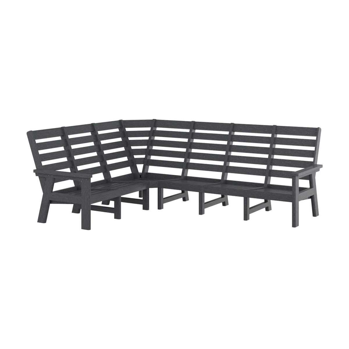 Charleston Sectional Corner Piece - Slate Grey-18