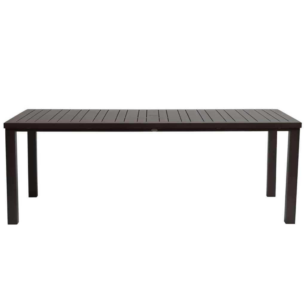 Canbria 84" x 44" Rectangle Dining Table w/Umbrella Hole