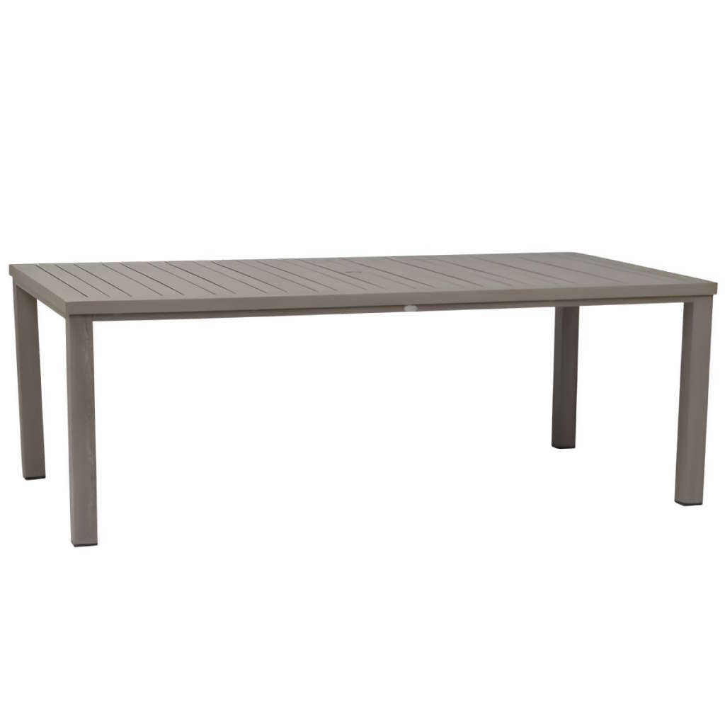 Canbria 84" x 44" Rectangle Dining Table w/Umbrella Hole