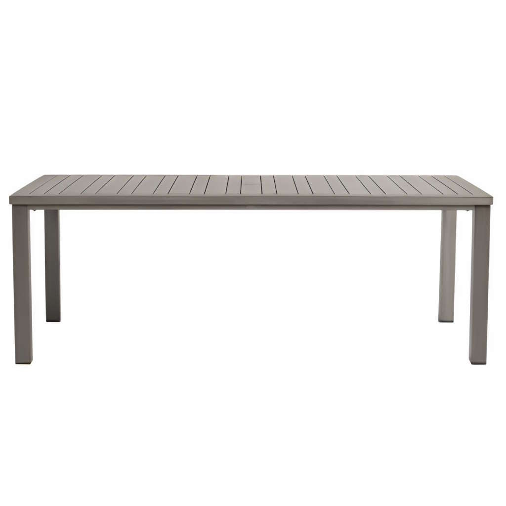 Canbria 84" x 44" Rectangle Dining Table w/Umbrella Hole