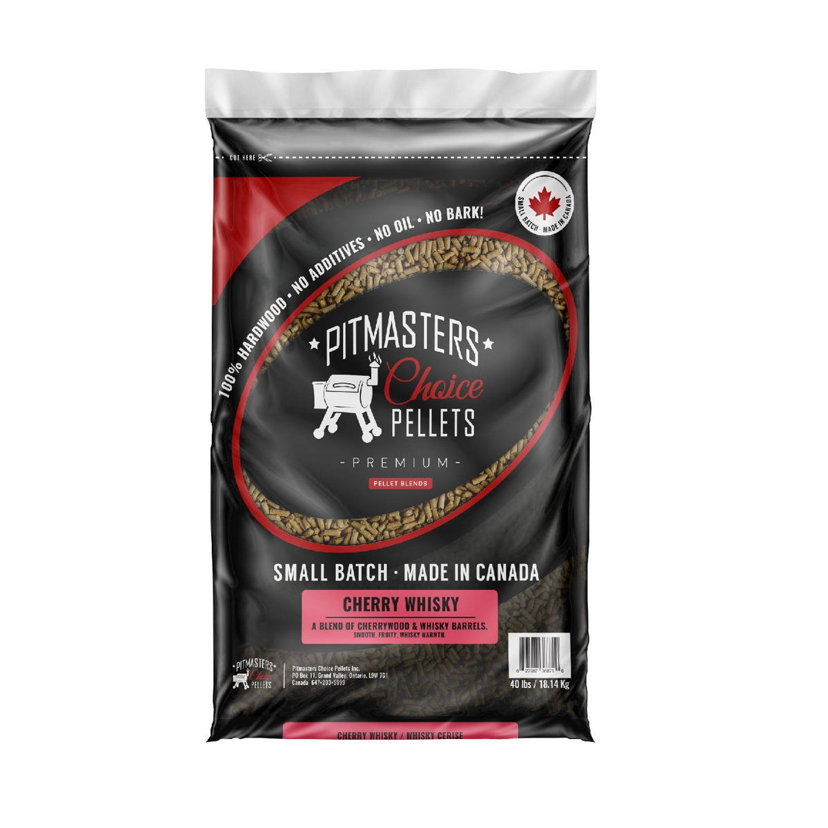 Cherry Whiskey Pellets 40lb