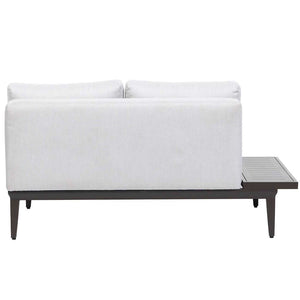 Alassio Sectional 2 Seat w/Extended End Table Top