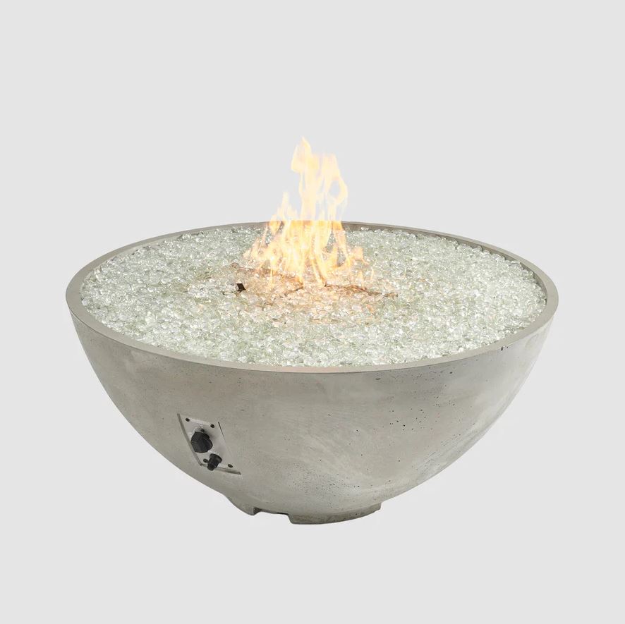 Cove Edge Round Gas Fire Pit Bowl 42"