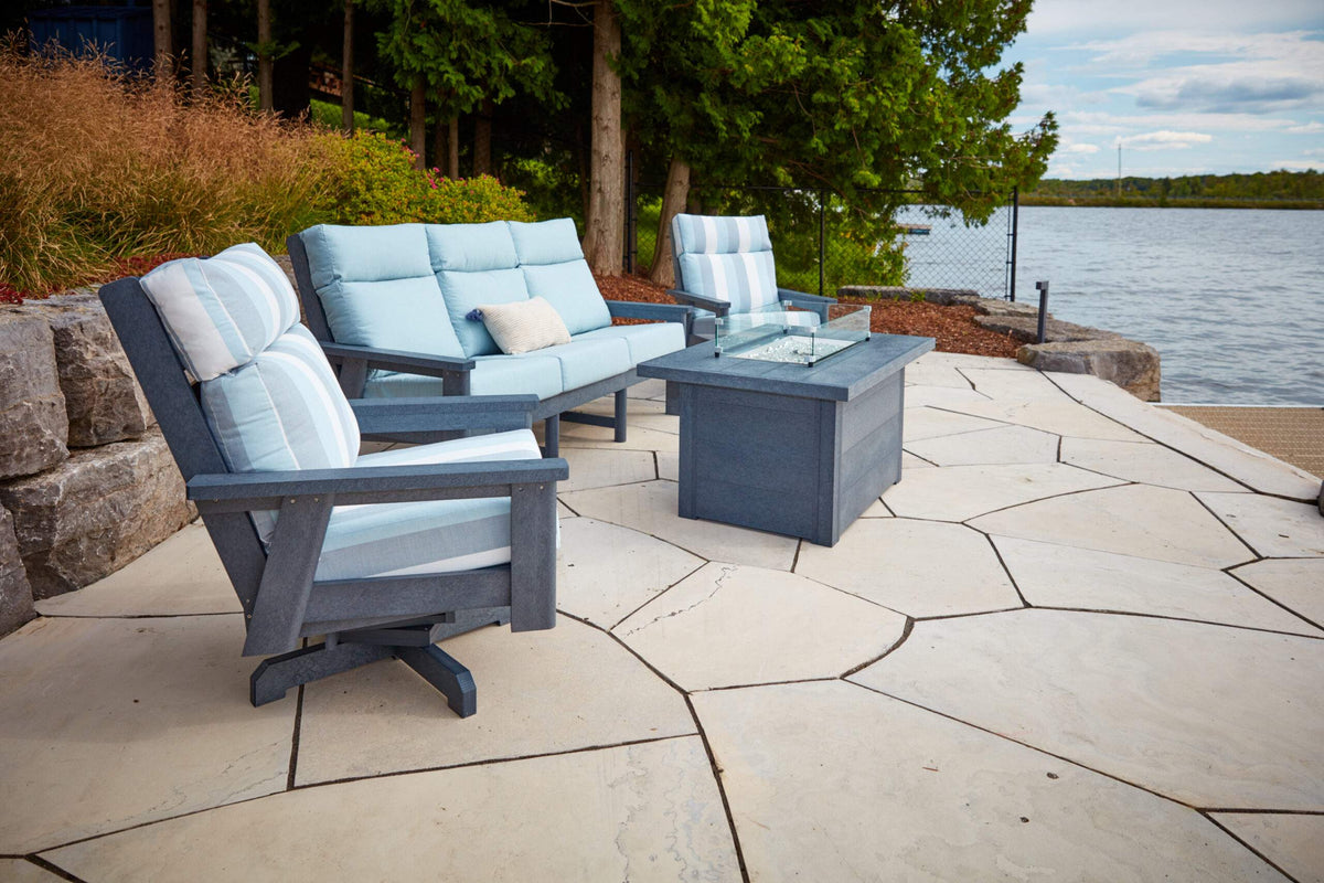 CR Plastic Charleston Sectional Corner Cushion Set