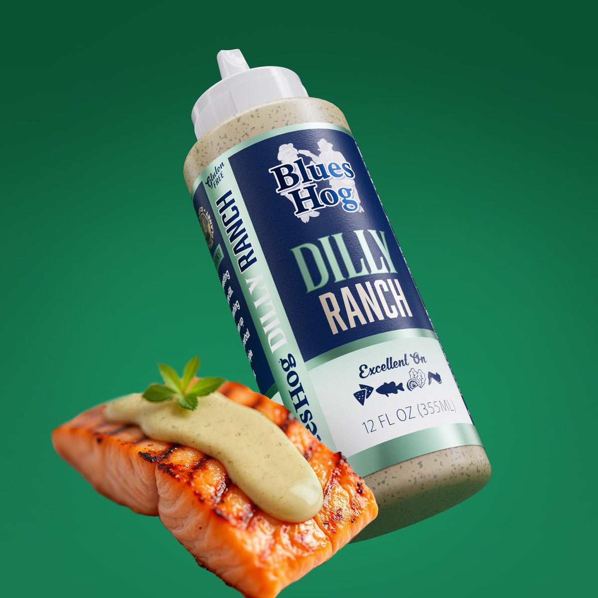 Blues Hog Dilly Ranch Sauce on food
