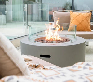 Modeno Tramore fire table close-up