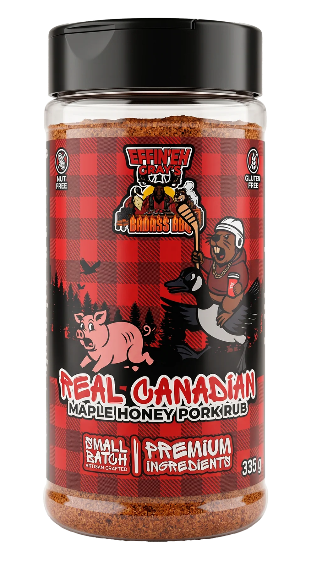 Effin' Eh Gray's Real Canadian Maple Honey Pork Rub