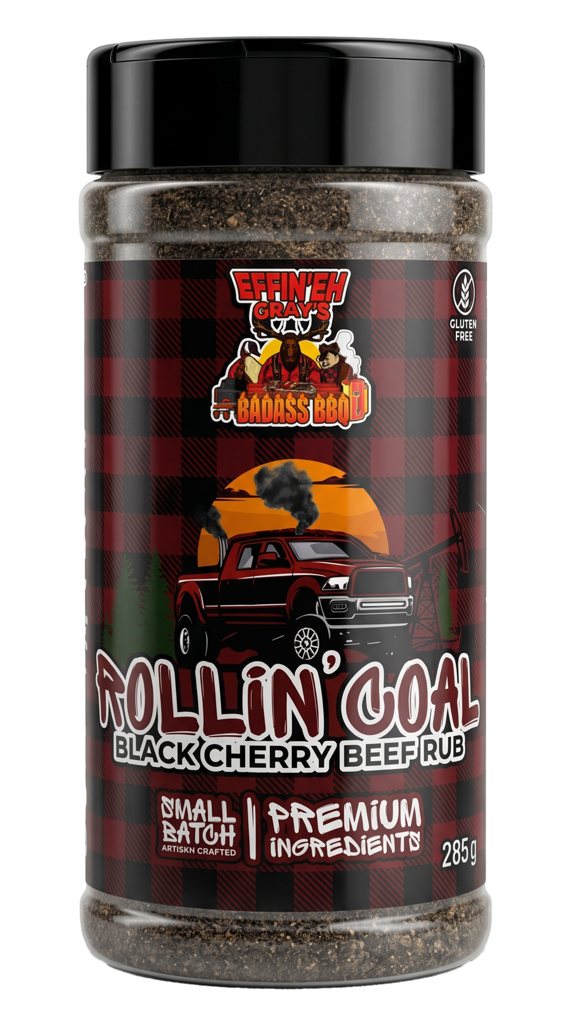 Effin' Eh Gray's Rollin' Coal Black Cherry Beef Rub