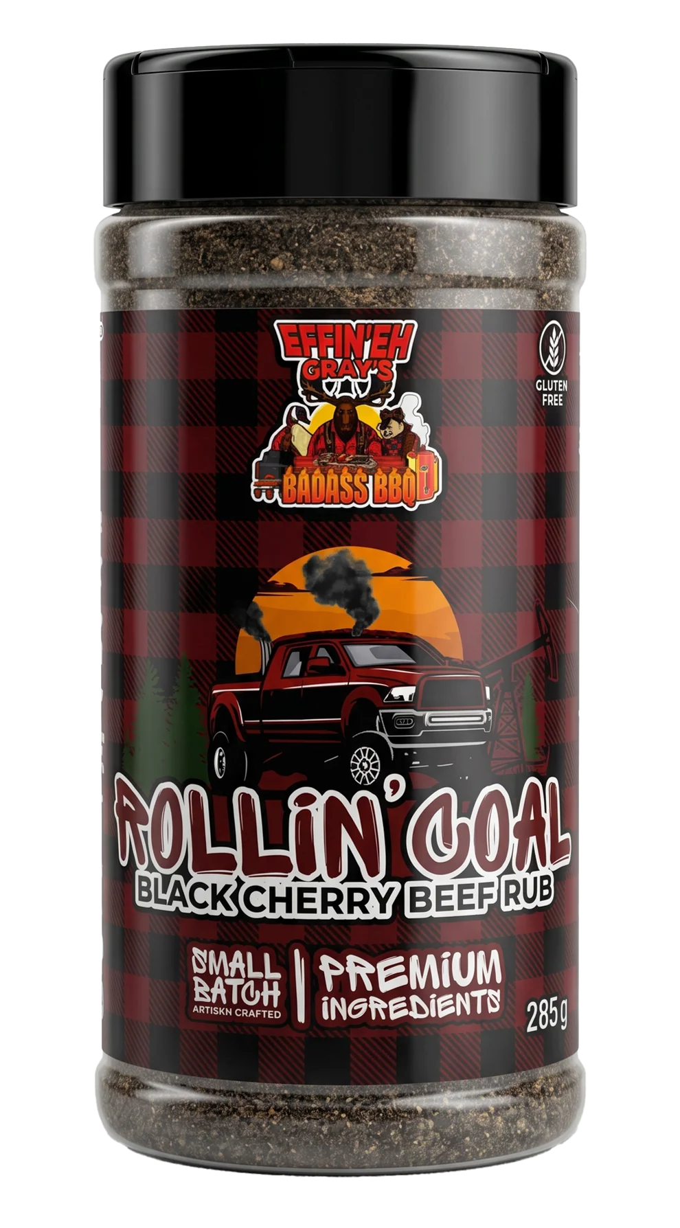 Effin' Eh Gray's Rollin' Coal Black Cherry Beef Rub