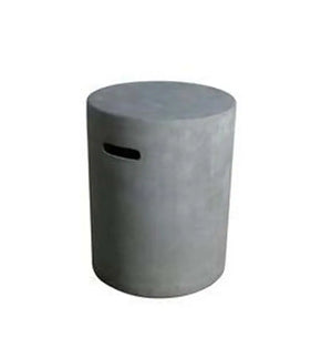 Elementi Round Tank Cover - Grey - Smooth Finish