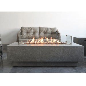 Elementi Kingsale Fire Table 60 x 28 Rectangular Burner