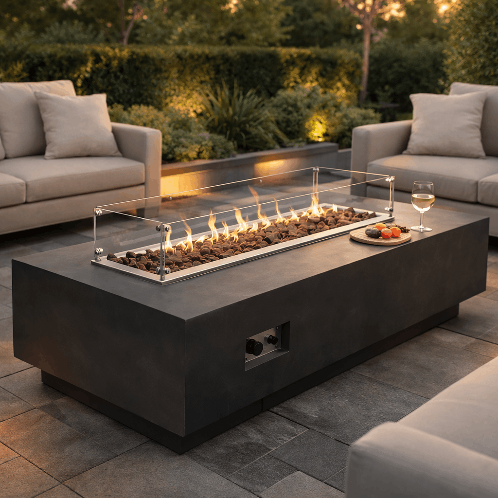 Elementi Granville 60 x 28 x 17 Rectangular Burner