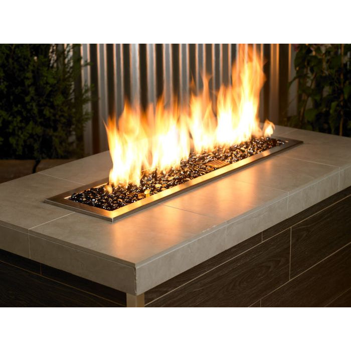 Twilight Luster fire beads in a fire table