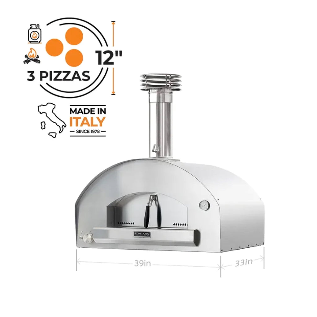 Firenze Hybrid Gas & Wood Oven (No Cart)