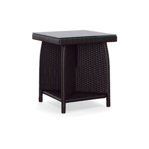Ratana Palm Harbor Square End table w/Glass