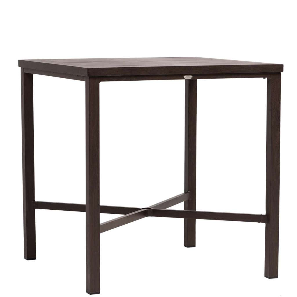 Canbria 39" Square Bar Table w/Umbrella Hole
