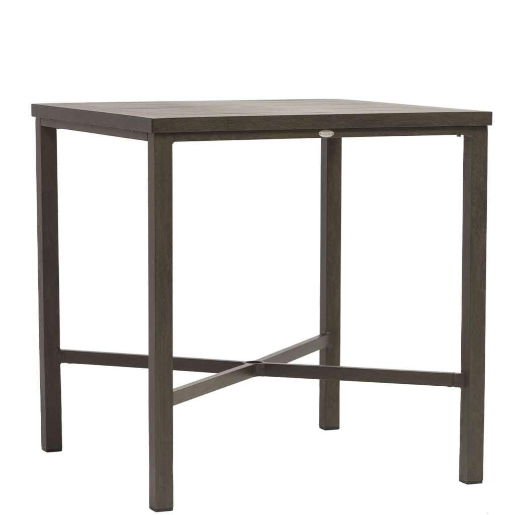 Canbria 39" Square Bar Table w/Umbrella Hole