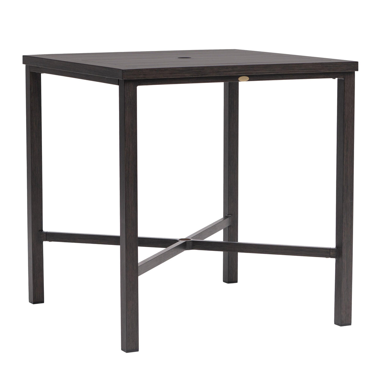 Ratana Canbria 39 Square Bar Table w/Umbrella Hole