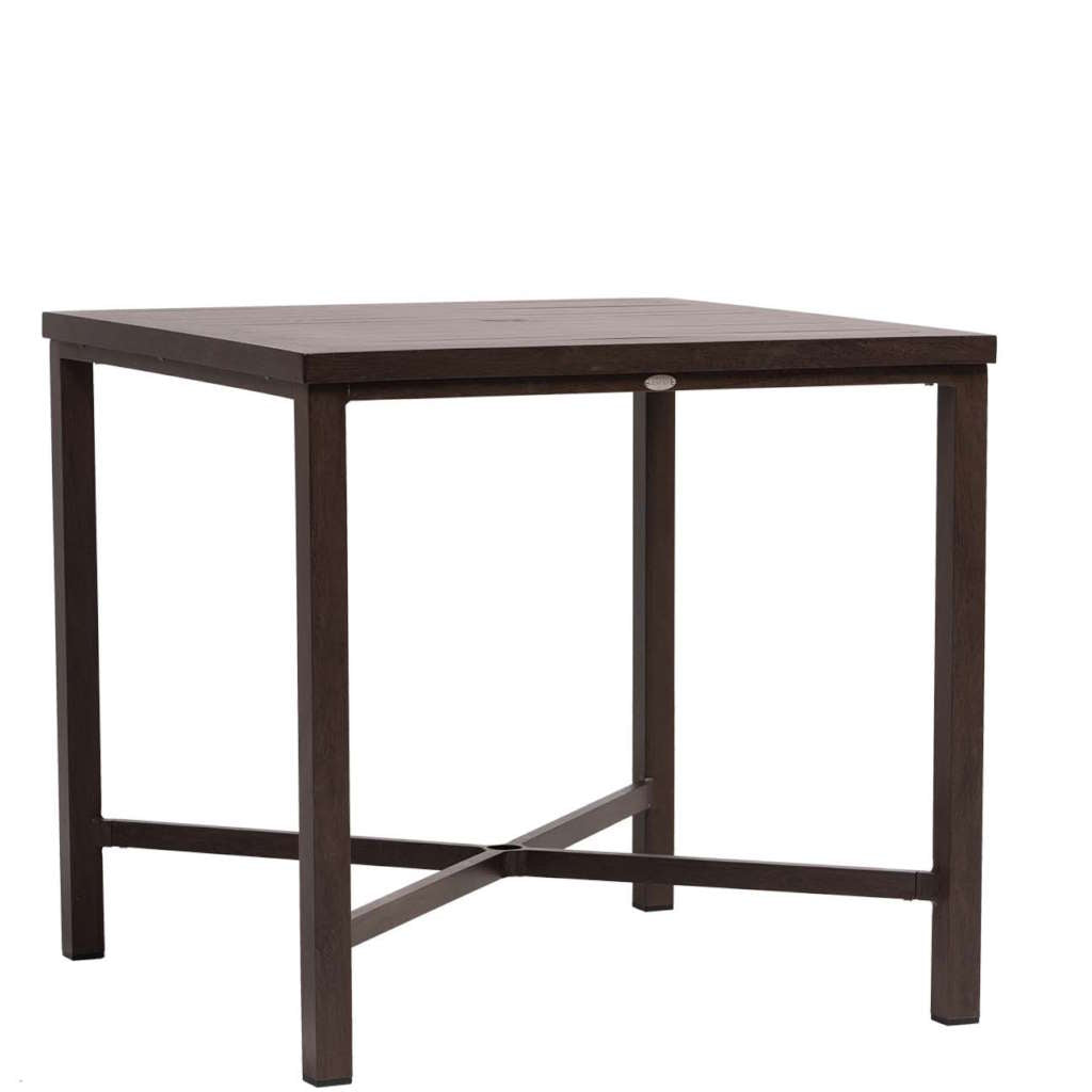 Canbria 39" Square Counter Table w/Umbrella Hole