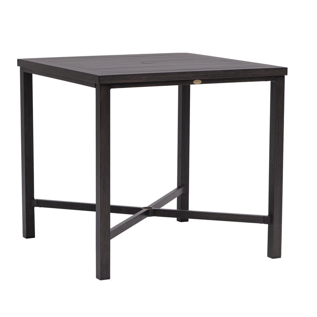 Ratana Canbria 39 Square Counter Table w/Umbrella Hole