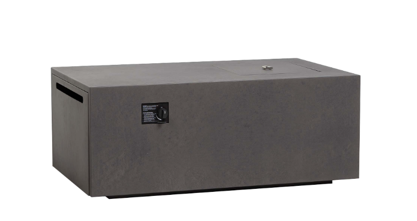 Ratana Fiamma 50 x 30 x 20h Square Fire Pit w/Lid