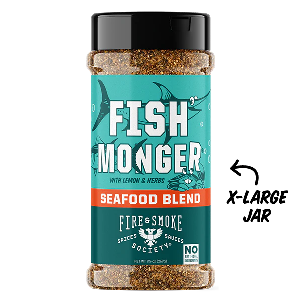 Fire & Smoke Fish Monger Spice Blend Rub 360g