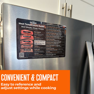 GrillGrate Meat Temperature Guide Magnet