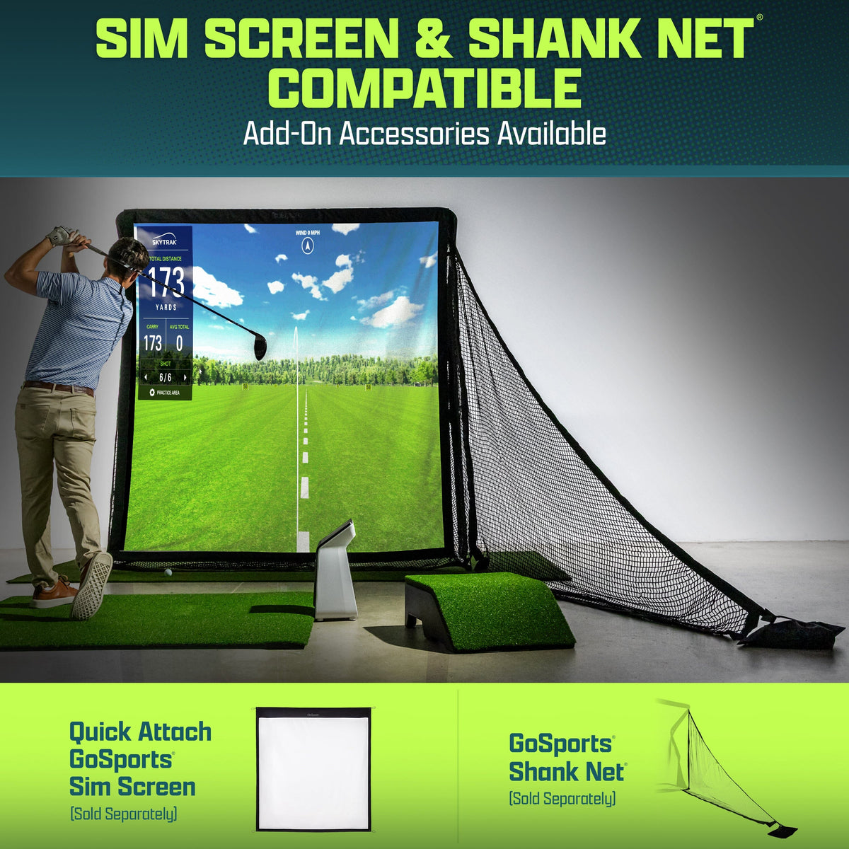 GoSports Elite 7x7 golf practice net