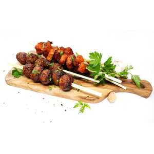 12" Flat Bamboo Skewers – Pack of 25