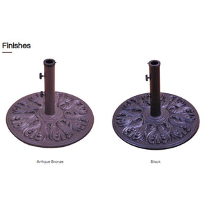 Galtech Cast Iron Umbrella Base