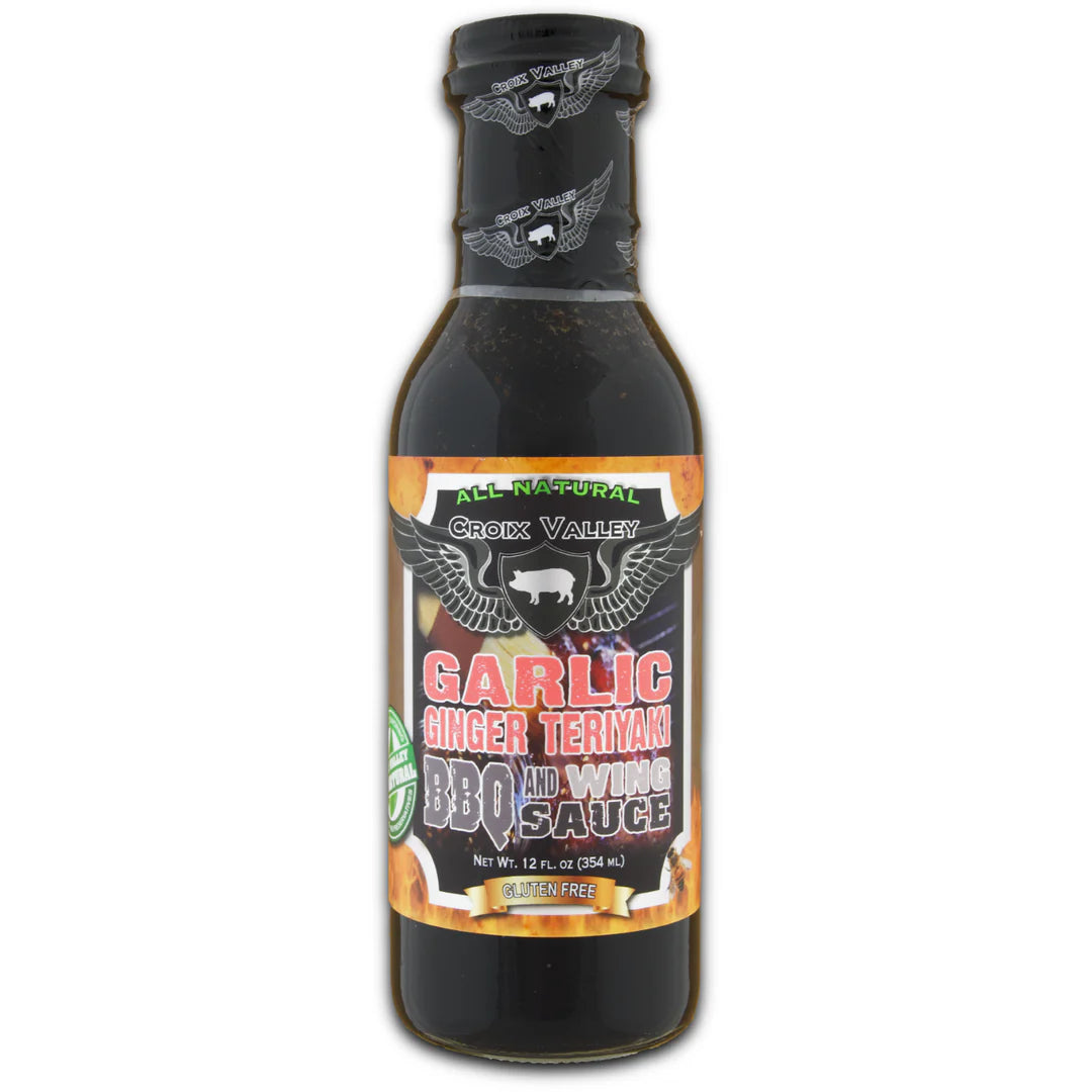 Croix Valley Garlic Ginger Teriyaki BBQ and Wing Sauce
