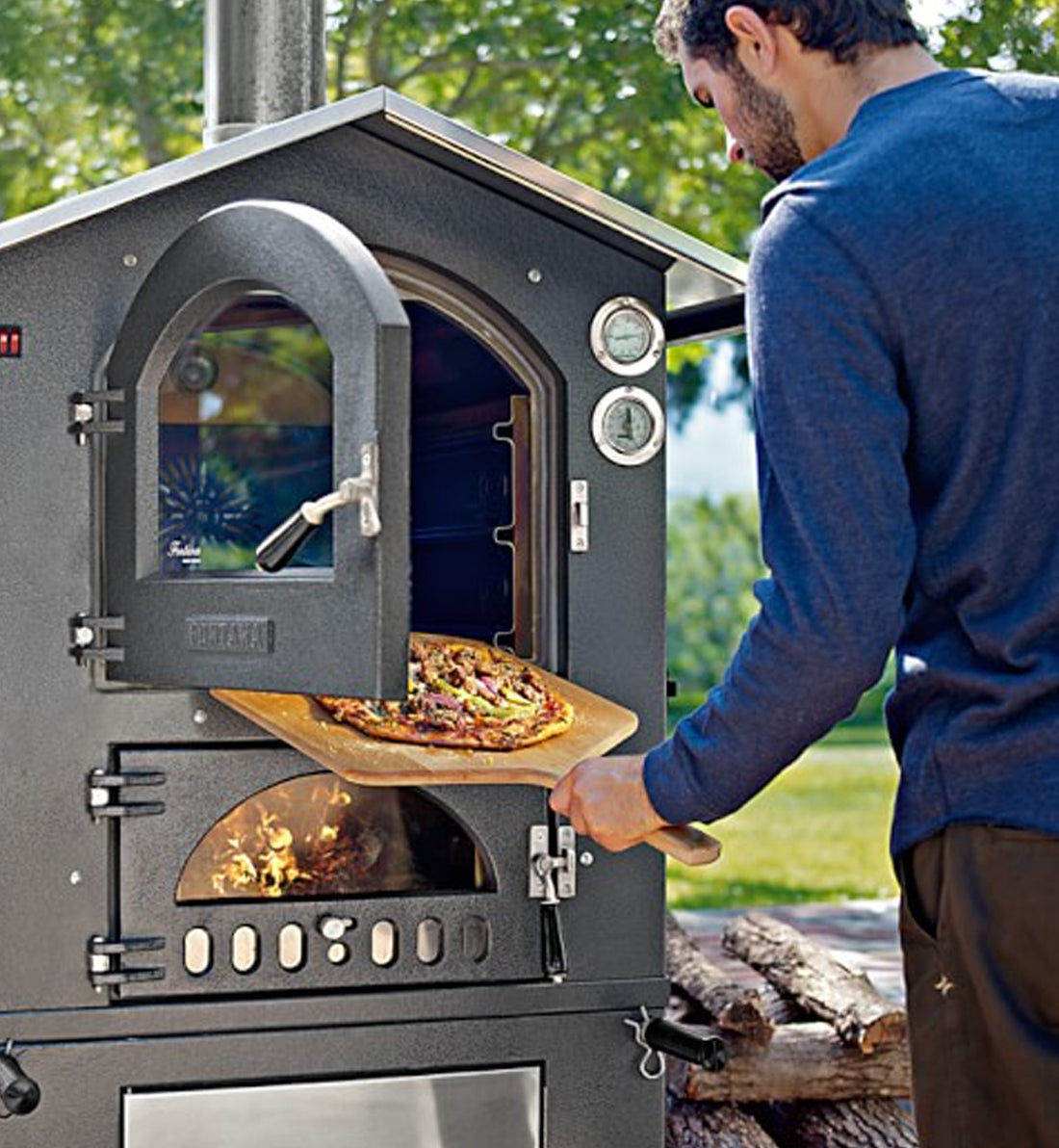 Fontana Forni Gusto Wood Oven 80 x 65