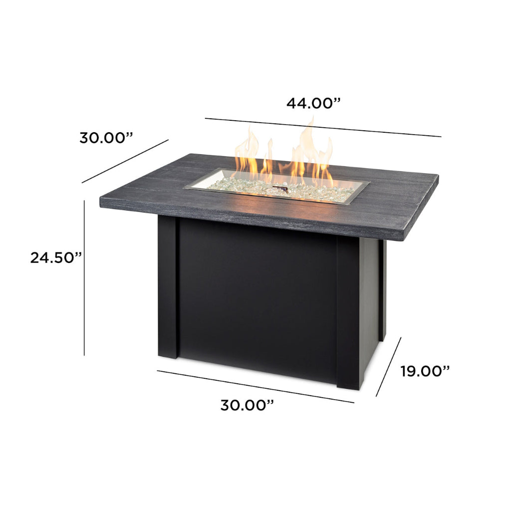 Rectangular Havenwood 44"W x 30"D x 24.5"H