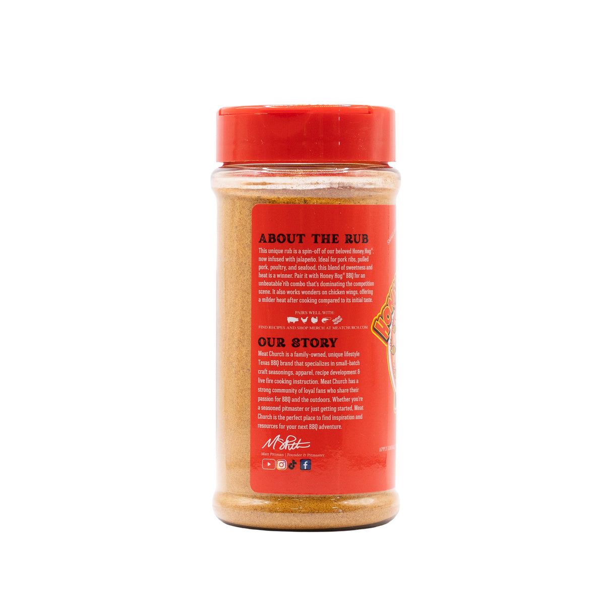 Meat Church Honey Hog Hot BBQ Rub