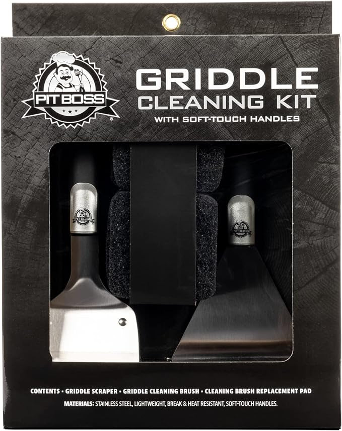 Pit Boss Griddle Cleaning Kit, Stainless Steel Wicker Land Patio