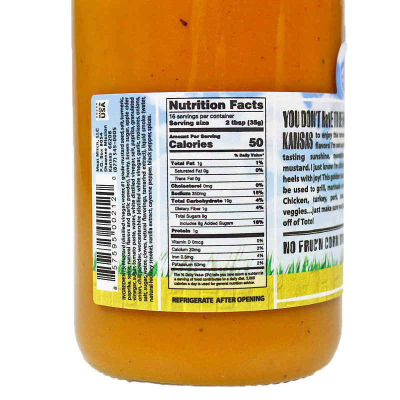 Meat Mitch Yellow Brick Road BBQ Sauce