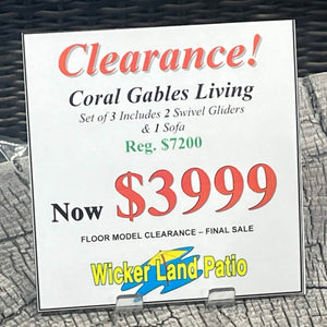 Coral Gables Living - Clearance Bundle (Kelowna Only)