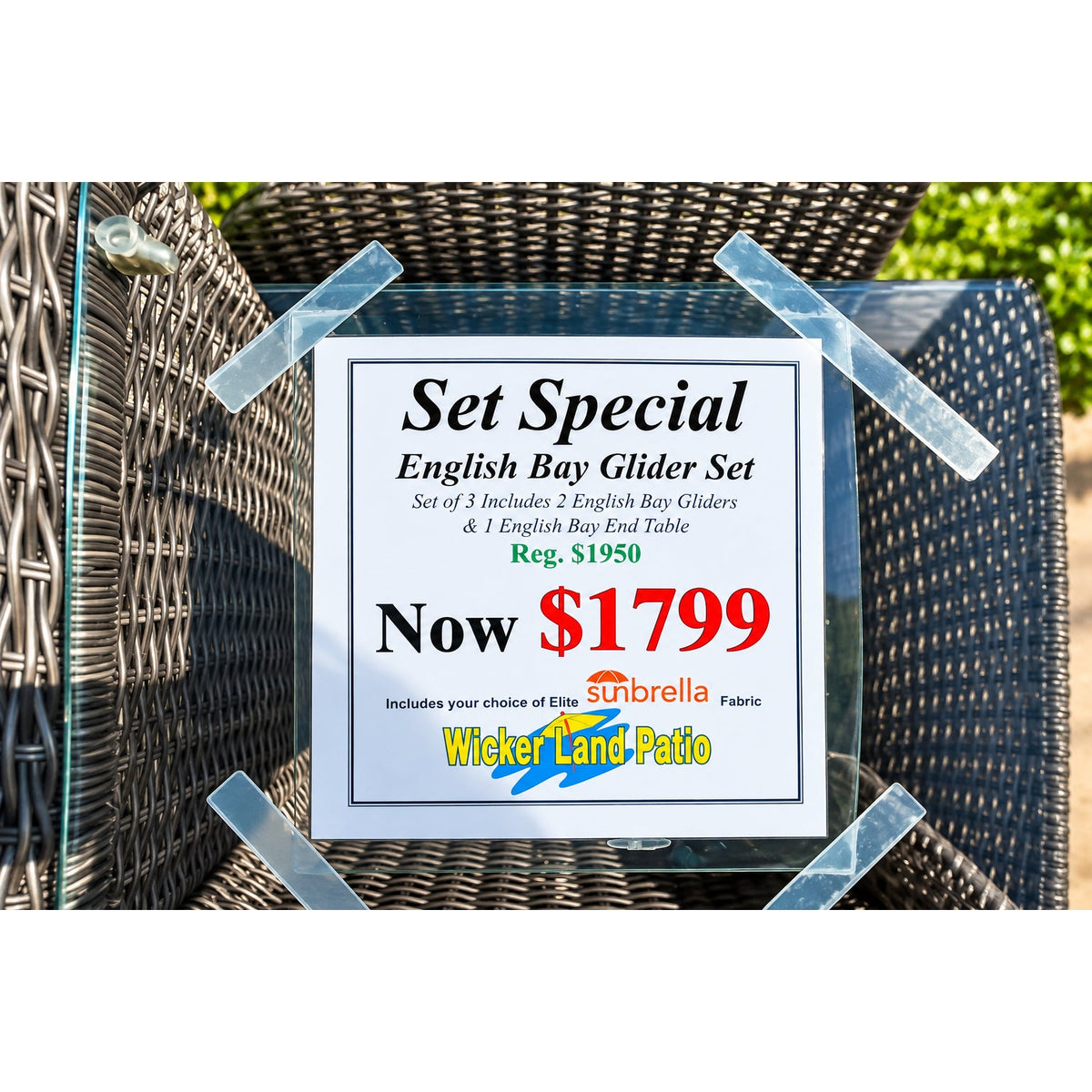 English Bay Glider Set (Kelowna Only)