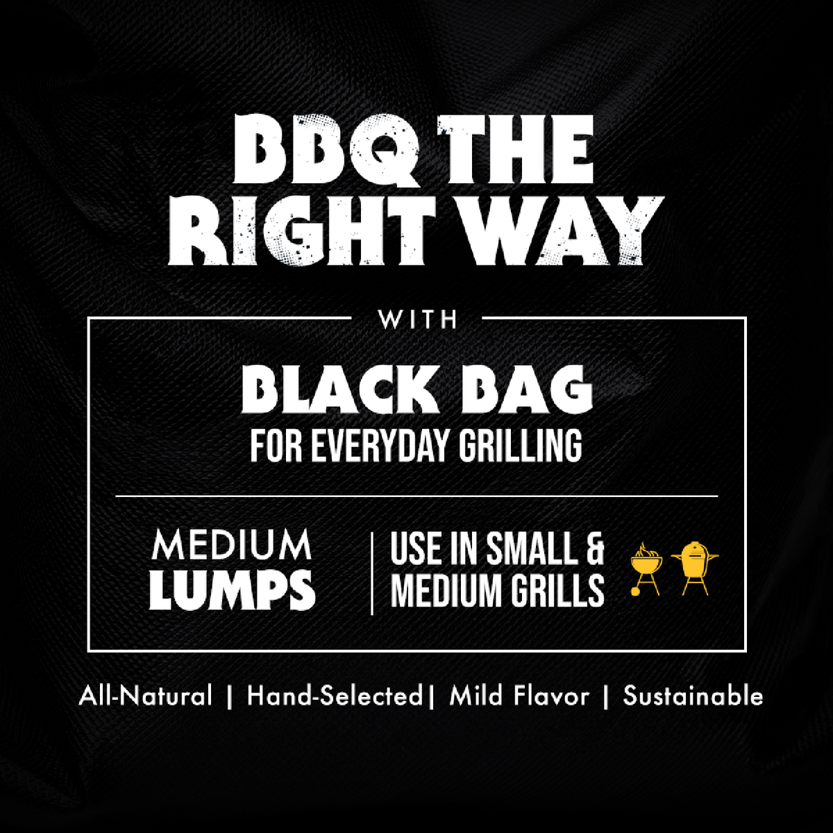 FOGO Premium Black Bag lump charcoal