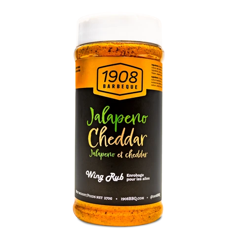 1908 BBQ Jalapeno Cheddar Rub 275g
