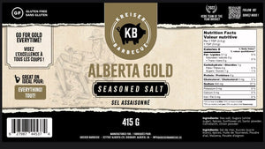Kreiser BBQ Alberta Gold Seasoned Salt 415g
