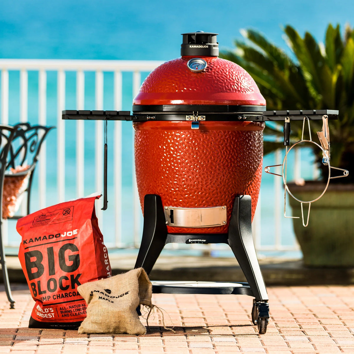 Kamado Joe Maple Wood Chunks lifestyle