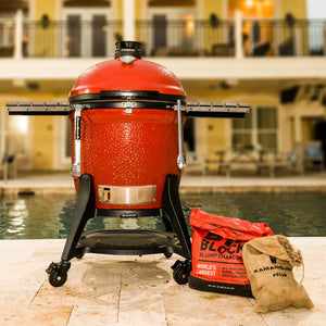 Kamado Joe Pecan Wood Chunks lifestyle